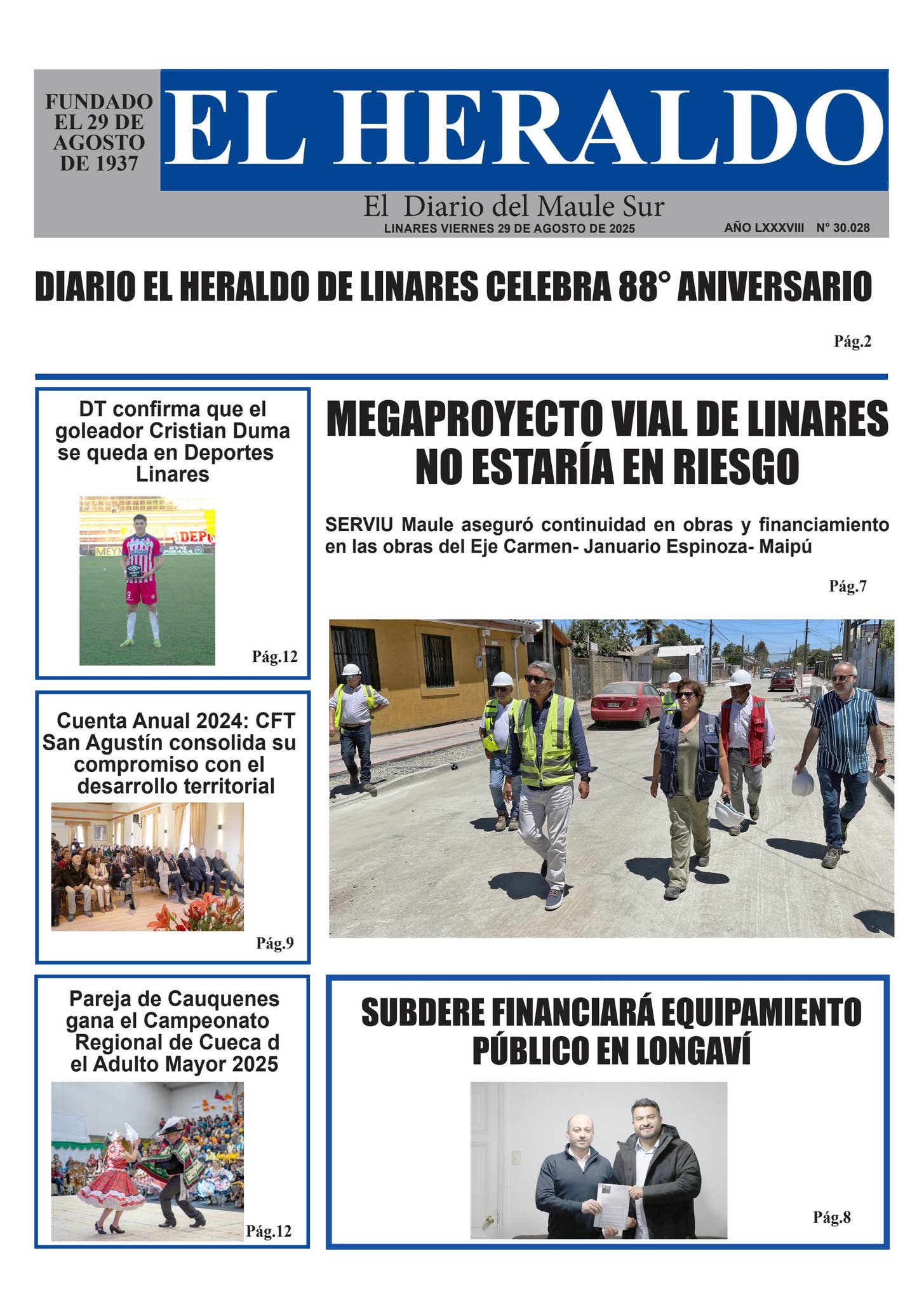 Viernes 29 de agosto 2025