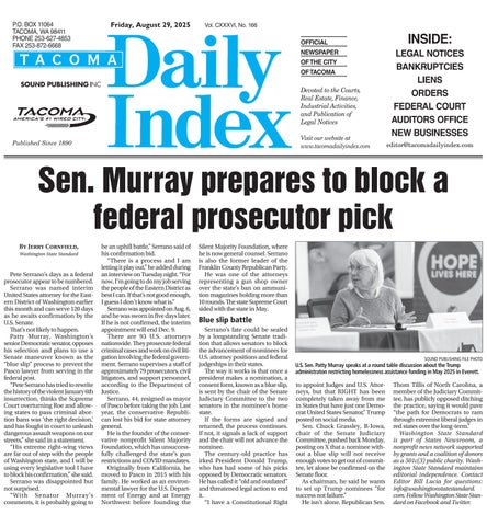 Tacoma Daily Index, August 29, 2025