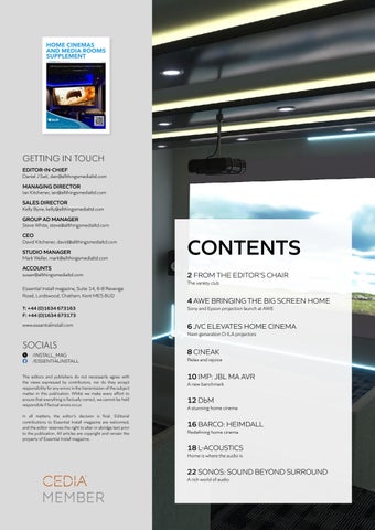 EI 家居 Cinema × Media Rooms Supplement 2025 第 3 页