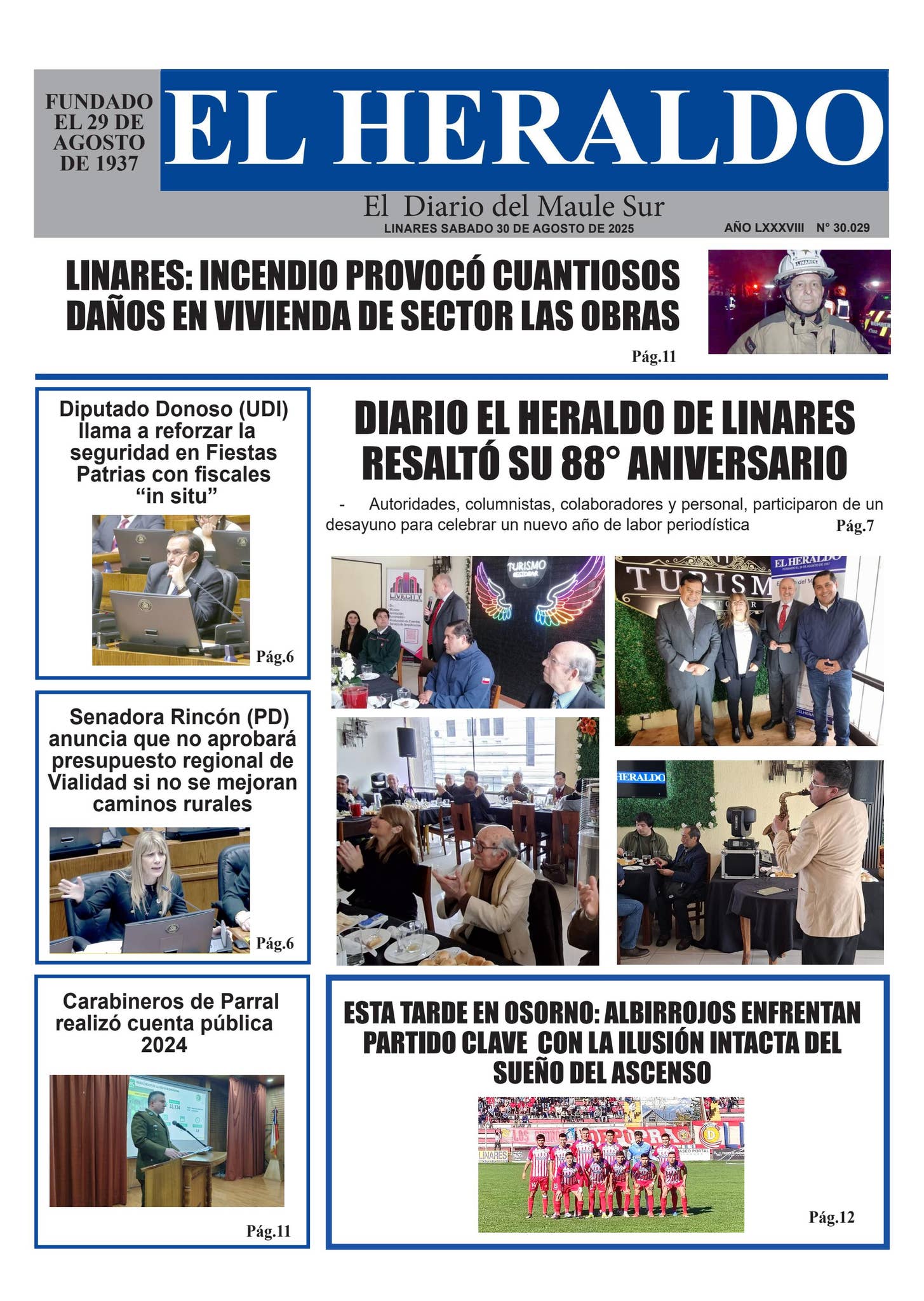 Sabado 30 deagosto 2025