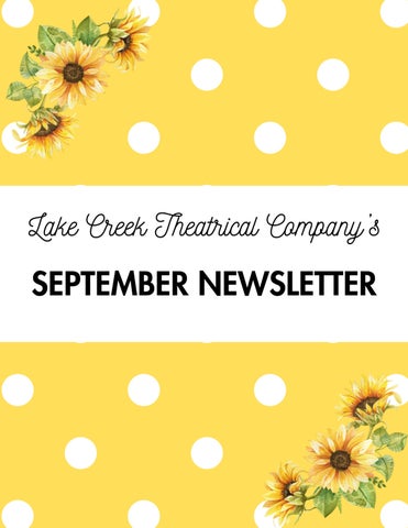 LCTC's September Newsletter