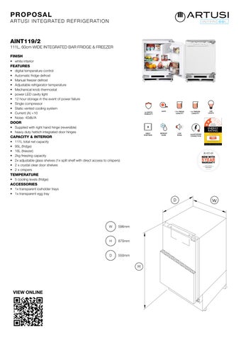 Artusi Refrigeration × Wine 收纳 系列 手册 第 22 页