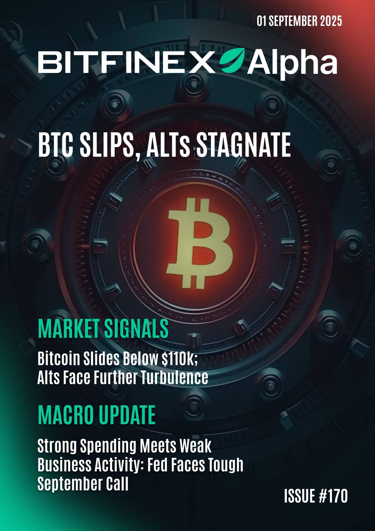 Bitfinex Alpha #170 | BTC Slips, ALTs Stagnate by Bitfinex Alpha - Issuu