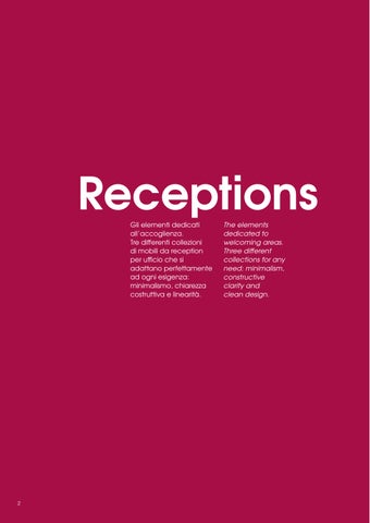 Home-Office.it 家具目录 · DV Catalogo Receptions febb22 LR(1) 第 4 页