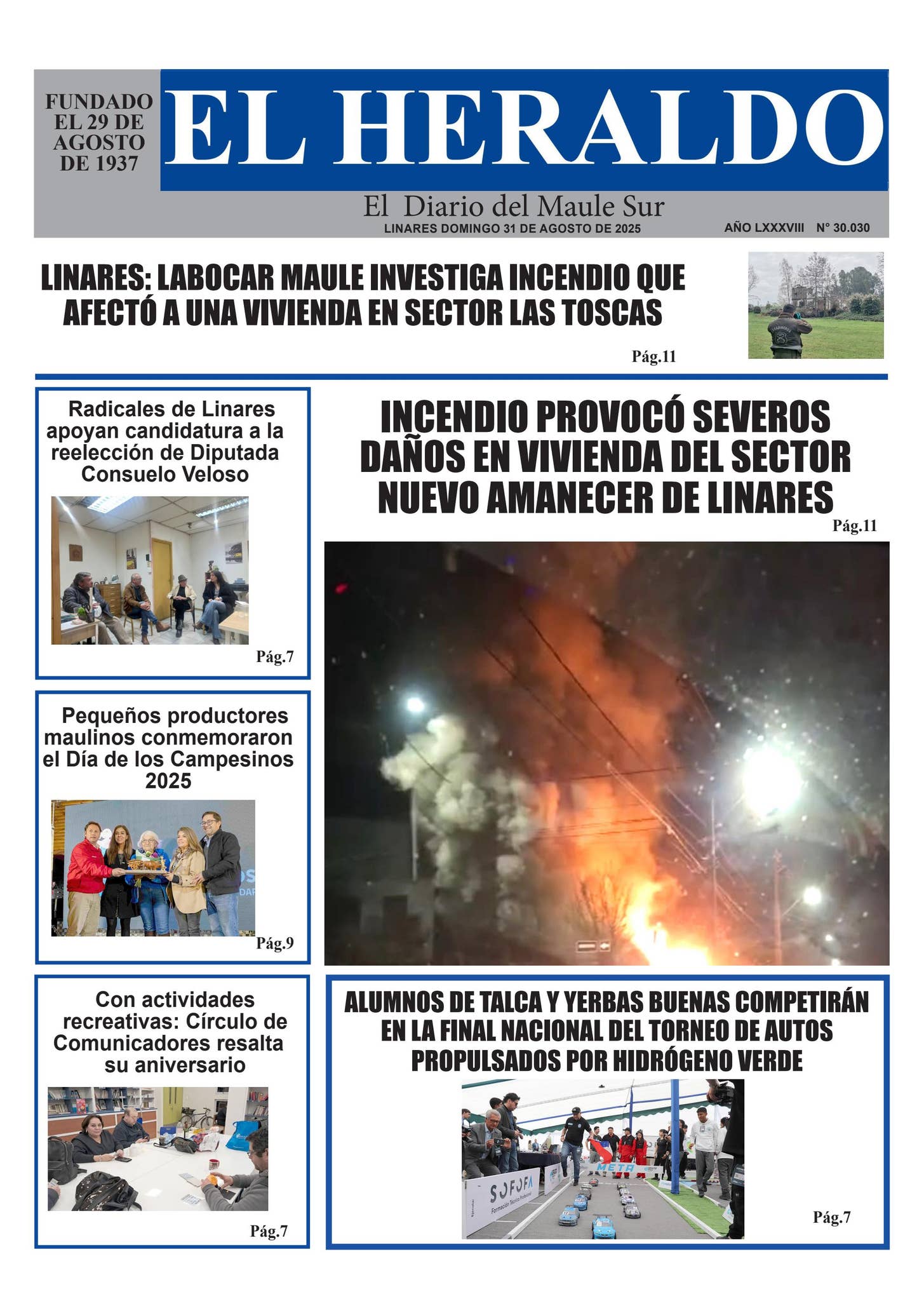 Domingo 31 de agosto 2025