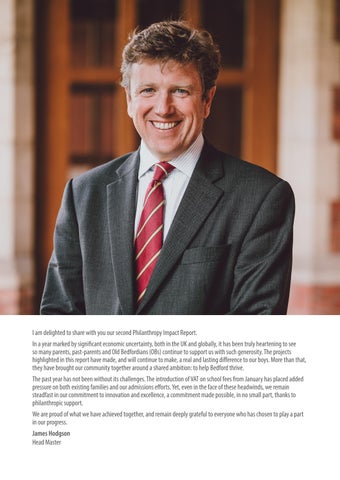Bedford 教育 Foundation Trust Philanthropy Impact Report 2025 第 2 页
