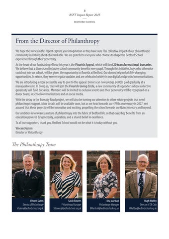Bedford 教育 Foundation Trust Philanthropy Impact Report 2025 第 3 页