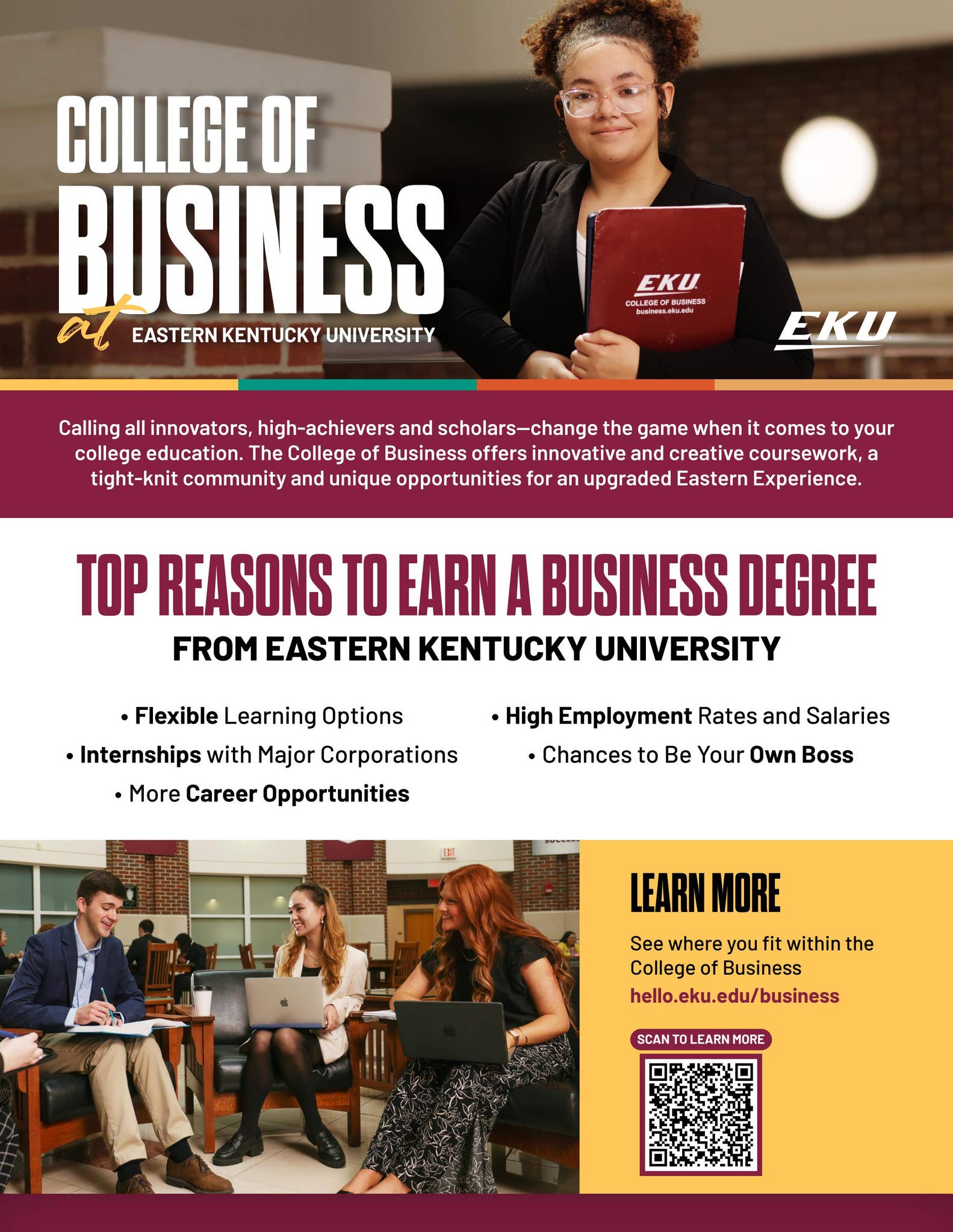 2026 College of Business One Pager by Eastern Kentucky University - Issuu