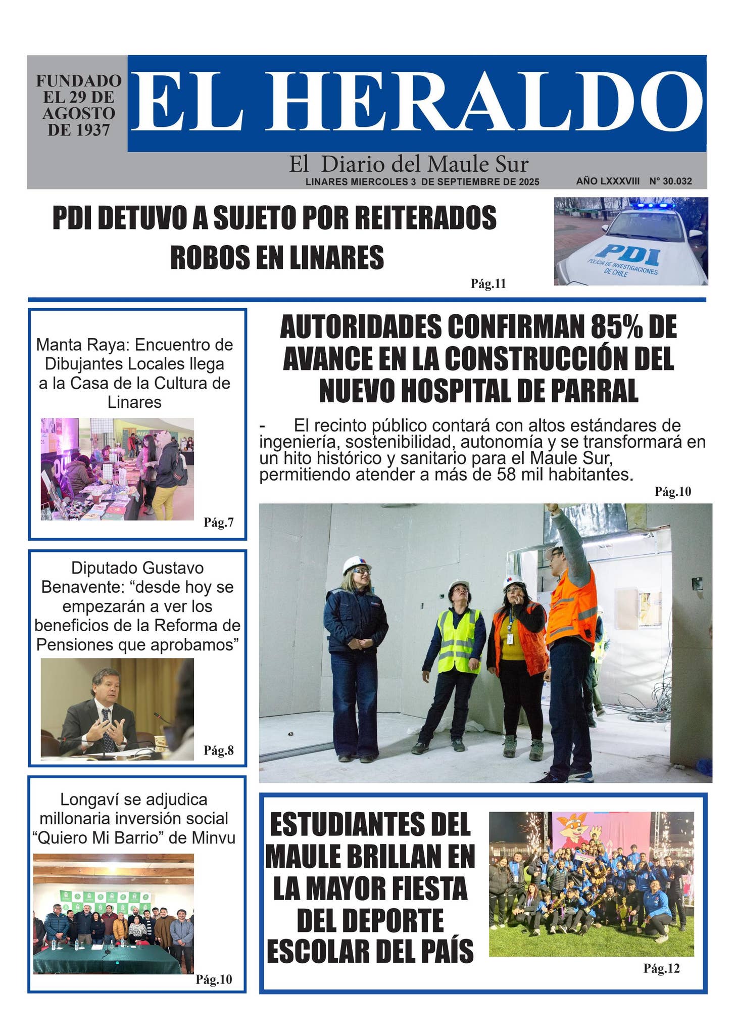 Miercoles 03 de septiembre 2025