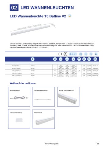Noxion LED 灯饰目录 2025 德文 第 23 页