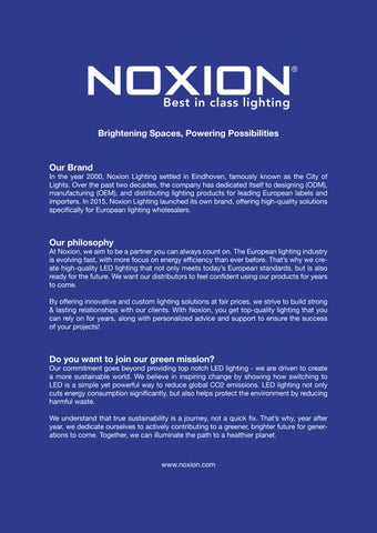 World Wide Lighting B.V. Noxion LED 灯饰目录 2025 第 3 页
