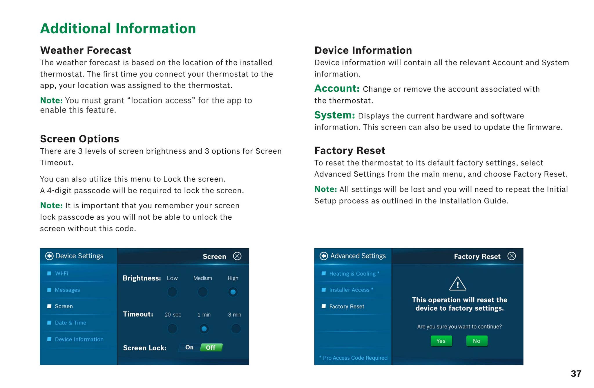 Bosch Connected Control (BCC110 Thermostat) User Guide by Bosch Home ...
