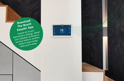 Bosch Connected Control (BCC110 Thermostat) User Guide by Bosch Home ...