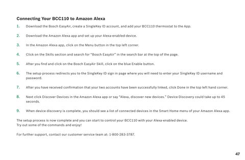 Bosch Connected Control (BCC110 Thermostat) User Guide by Bosch Home ...