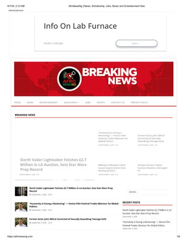 AfroNewsNg | News, Scholarship, Jobs, Music and Entertainment Gist.