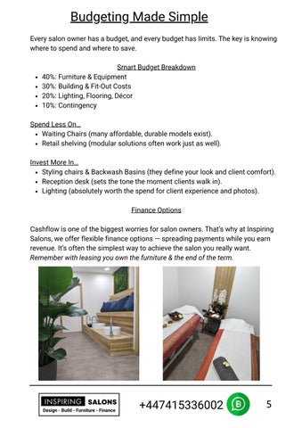 Salon Design Starter 指南 2025: Expert Tips × Trends for Salon Owners 第 5 页