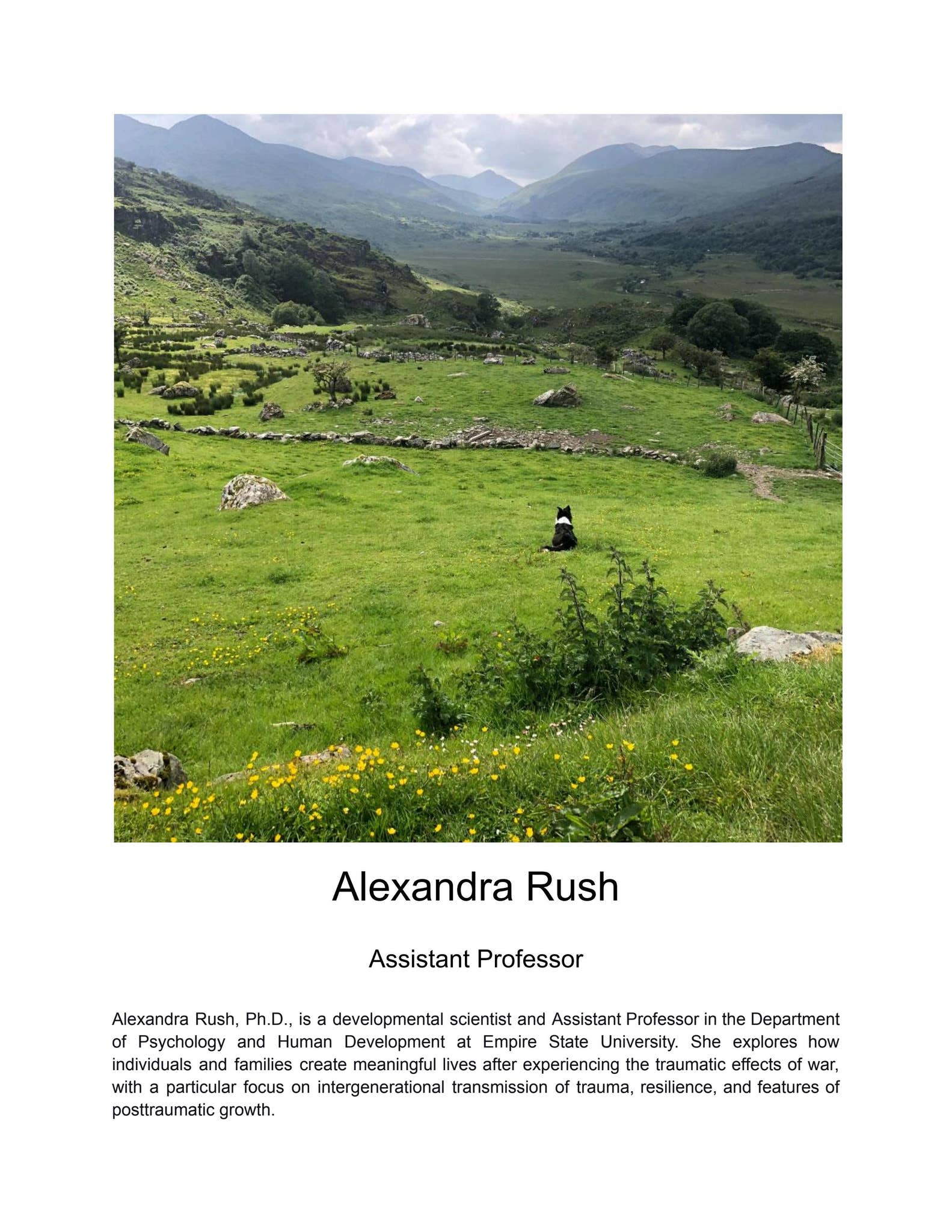 Biography of Alexandra Rush by Alexandra Rush - Issuu