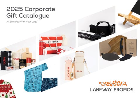 Laneway Promos - 2025 Corporate Gift Catalogue