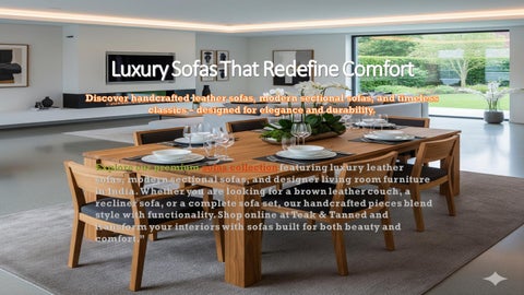 Priority Furniture Categories – Sofas, Beds, Dining Tables & More | Teak & Tanned
