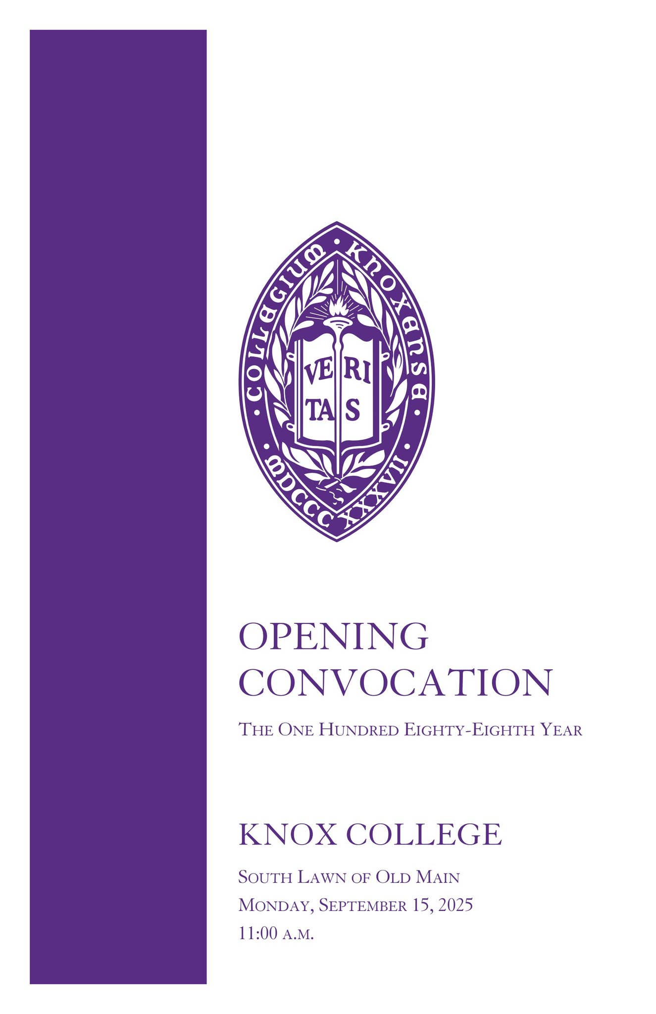 Opening Convocation Program by Knox College - Issuu