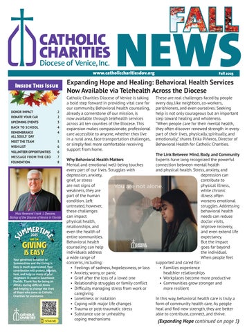 2025 Catholic Charities Fall Newsletter 