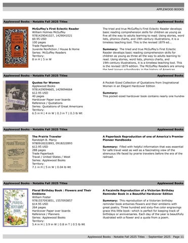 Applewood Books - Notable Titles - Fall 2025 第 11 页