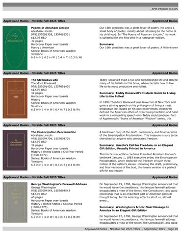Applewood Books - Notable Titles - Fall 2025 第 20 页