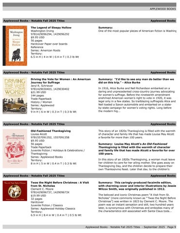 Applewood Books - Notable Titles - Fall 2025 第 9 页