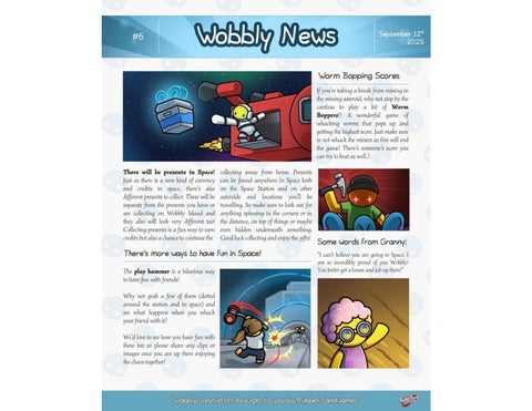 Wobbly News | Space Update Newsletters