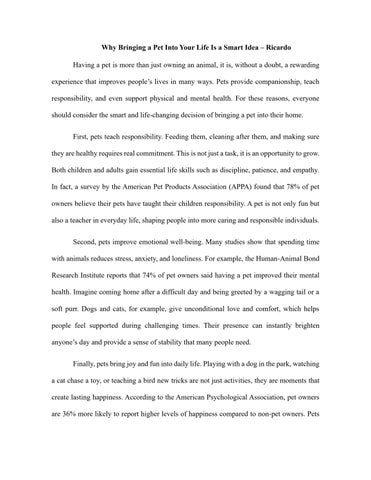 Final Essay - Ricardo Franco