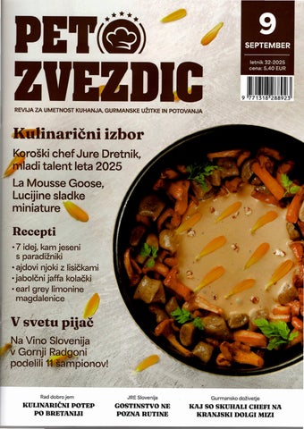 Jure Dretnik in jabolčno peneče vino Eros v reviji 5 zvezdic 09 25