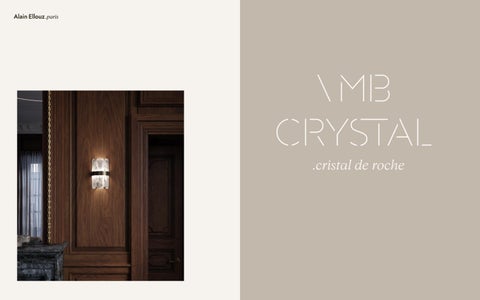 灯饰产品集 .Cristal 德文 Roche \ Alain Ellouz Paris 第 15 页