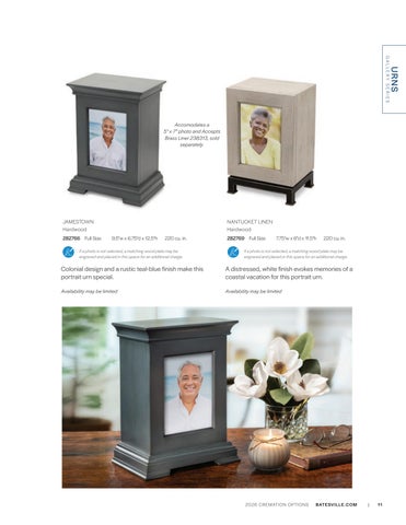 2026 Cremation Options 家具目录 第 11 页