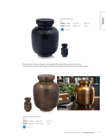 2026 Cremation Options 家具目录 第 7 页