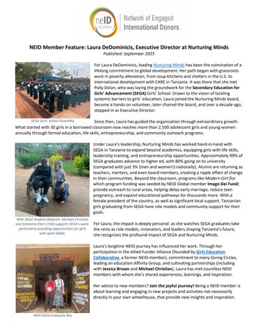 NEID Member Feature - Laura DeDominicis