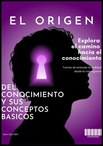 El origen del conocimiento