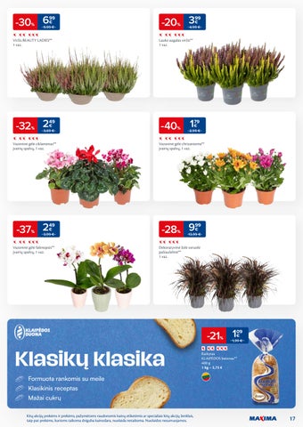 MAXIMA kaininis leidinys 编号 . 38 第 17 页
