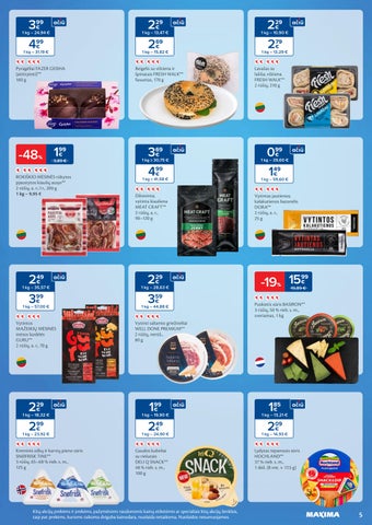 MAXIMA kaininis leidinys 编号 . 38 第 5 页