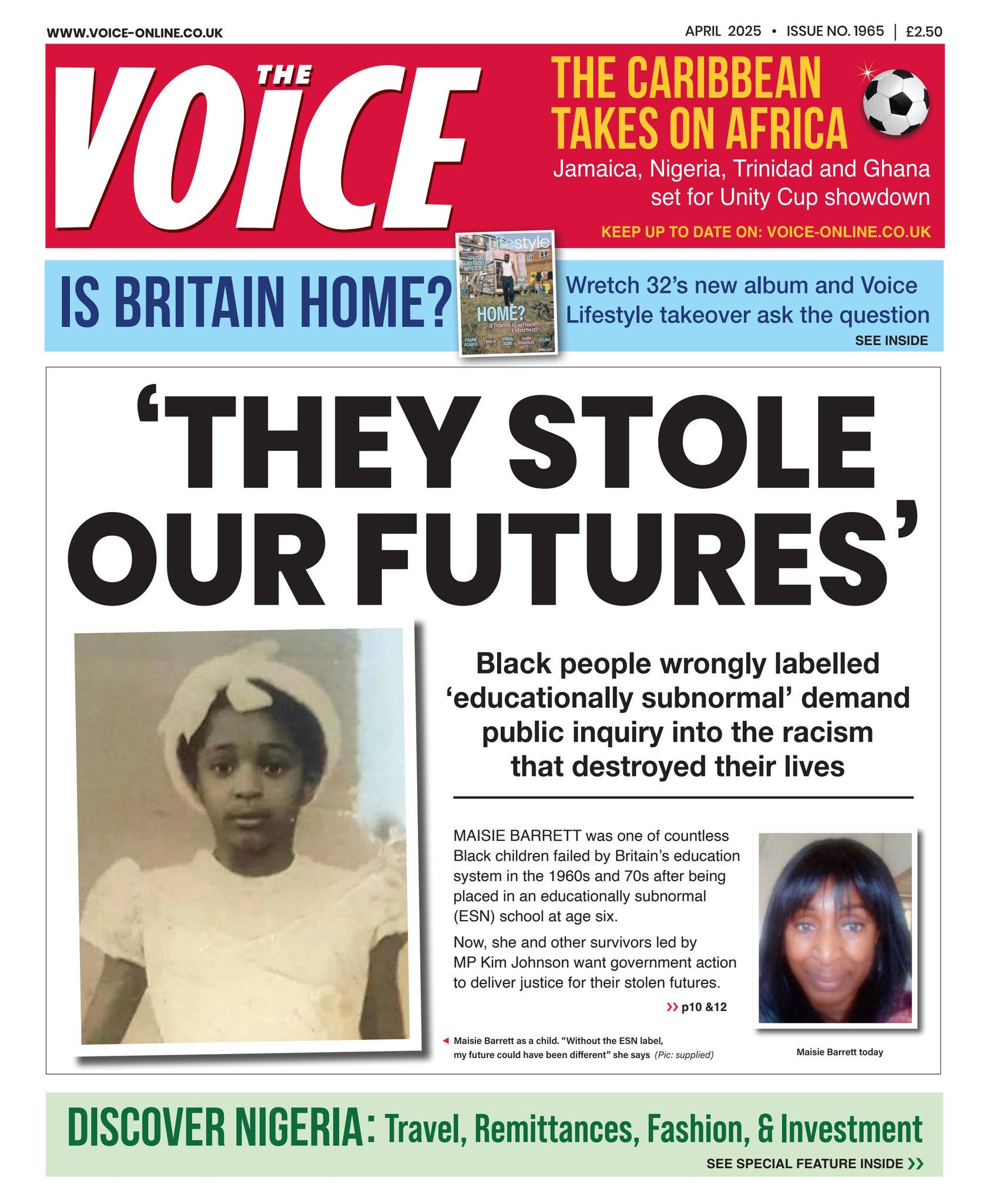 The Voice Newspaper: April 2025 by THE VOICE NEWSPAPER (UK) - Issuu