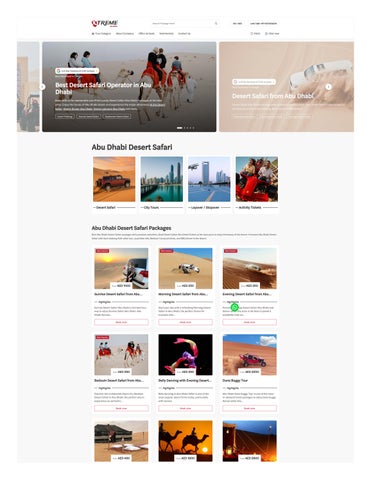 Desert Safari Packages in Abu Dhabi