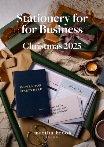 Martha Brook Corporate Christmas Catalogue 2025