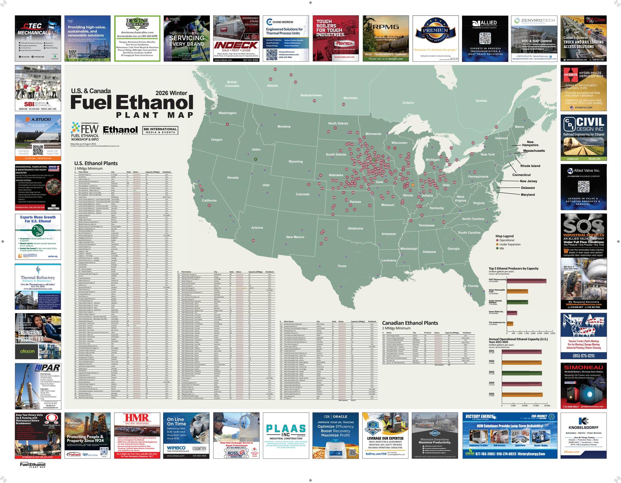 2026 Winter Fuel Ethanol Plant Map By BBI Issuu Page 1 Social Preview 
