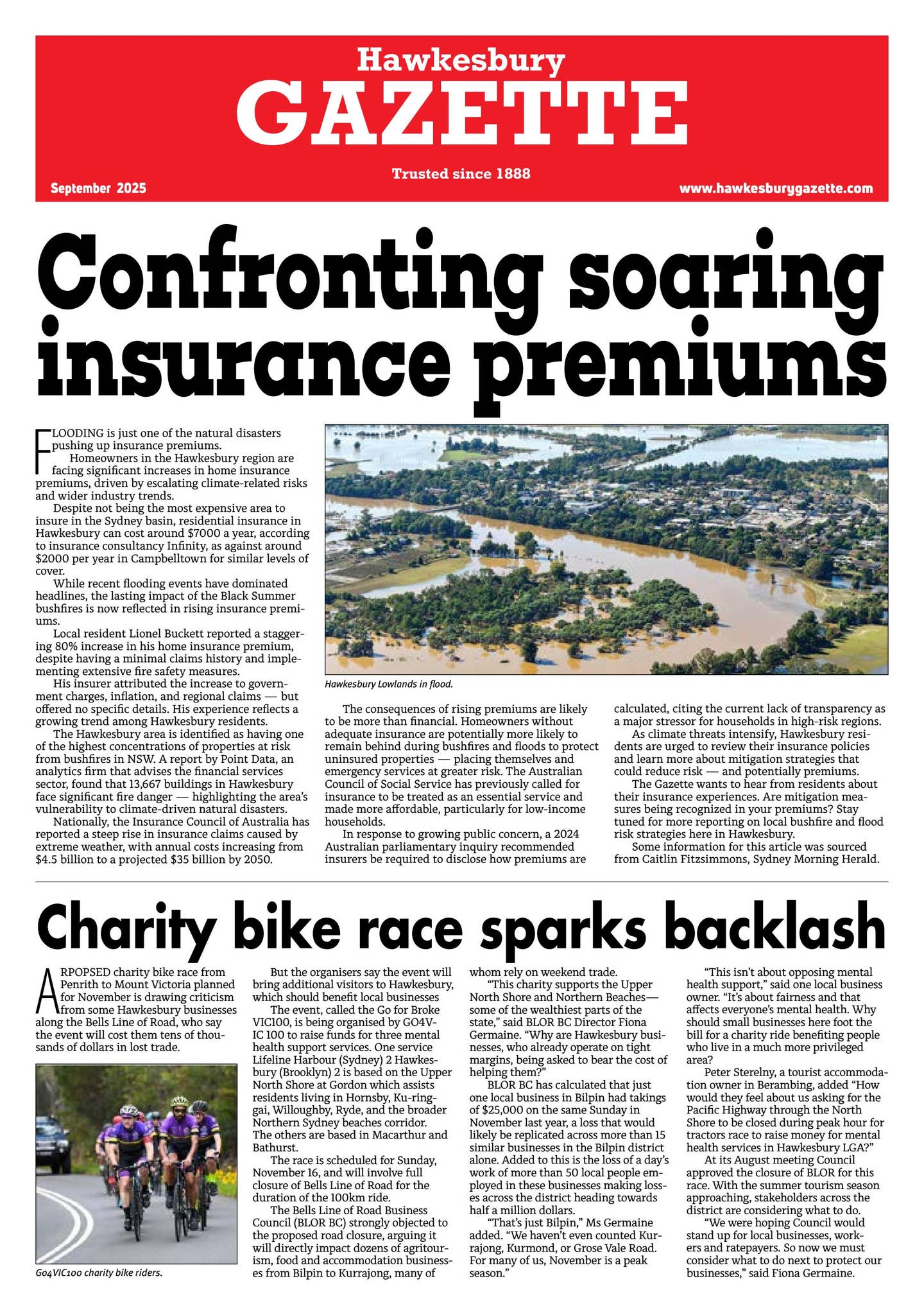 Hawkesbury Gazette - #02 September 2025 by Hawkesburygazette - Issuu