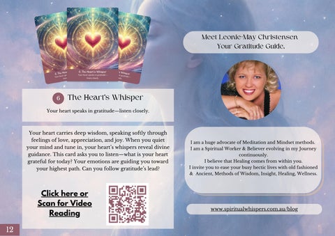 Gratitude Codes Oracle Deck Guidebook 第 12 页