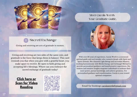 Gratitude Codes Oracle Deck Guidebook 第 17 页