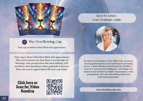 Gratitude Codes Oracle Deck Guidebook 第 23 页
