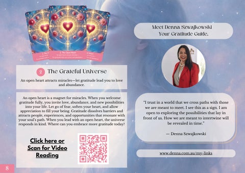 Gratitude Codes Oracle Deck Guidebook 第 8 页