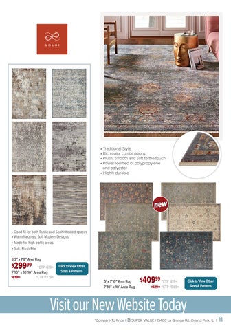Layered Living - Area Rugs and 设计师 配件 at Darvin 家具 × 床垫 第 11 页