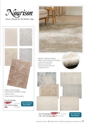 Layered Living - Area Rugs and 设计师 配件 at Darvin 家具 × 床垫 第 15 页