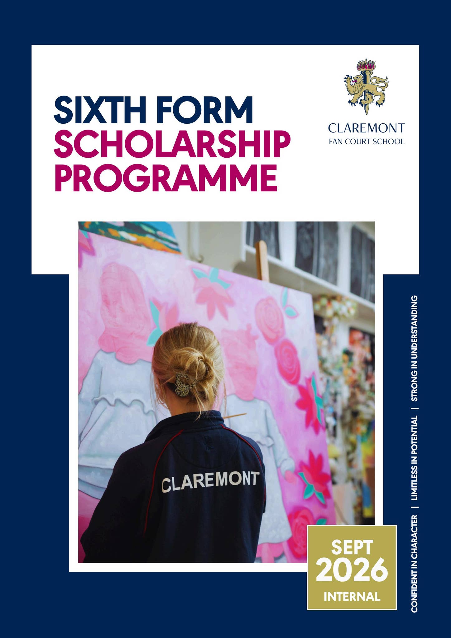 Sixth form scholarships 2025 - INTERNAL by claremontfancourt - Issuu
